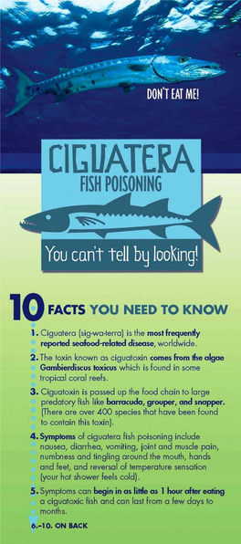 Ciguatera Fish Poisoning