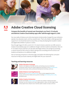 Adobe Creative Cloud Licensing