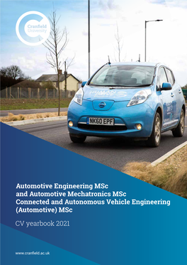 (Automotive) Msc CV Yearbook 2021