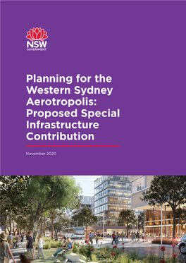 Planning for the Western Sydney Aerotropolis: Proposed Special Infrastructure Contribution