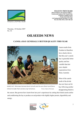 Oilseeds News