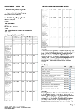 Periodic Reporting Cycle 2, Section II