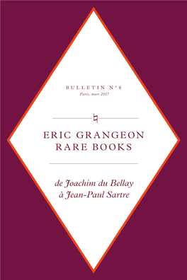 Eric Grangeon Rare Books