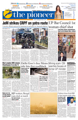 Jem Strikes CRPF on Yatra Route