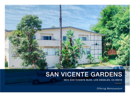 San Vicente Gardens 5810 San Vicente Blvd, Los Angeles, Ca 90019