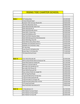 Plymouth Bus Routes 2021-2022