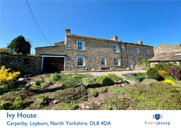 Ivy House Carperby, Leyburn, North Yorkshire, DL8 4DA