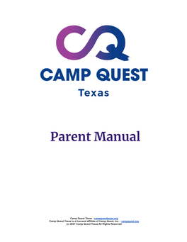 CQTX Parent Manual