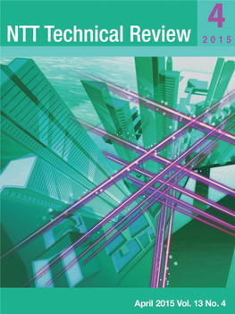 NTT Technical Review, Apr. 2015, Vol. 13, No. 4