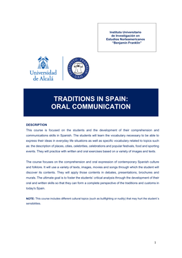 Traditions in Spain Oral Communication.Pdf