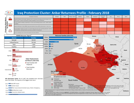 Anbar Returnees Profile - February 2018