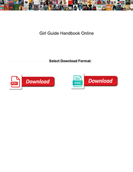Girl Guide Handbook Online