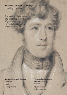 National Portrait Gallery Learning Resource a Selection of Portraits And