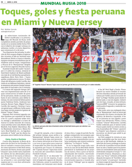 Toques, Goles Y Fiesta Peruana En Miami Y Nueva Jersey