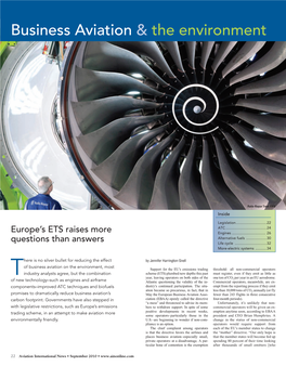 Business Aviation & the Environment