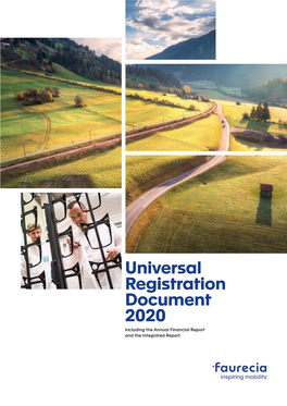 Universal Registration Document 2020 Including the Annual Financial Report and the Integrated Report Contents