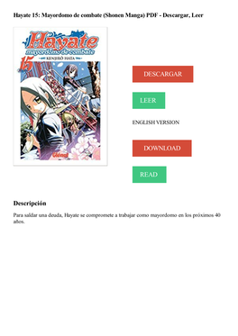 (Shonen Manga) PDF - Descargar, Leer