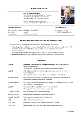 Curriculum Vitae