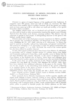 Boletín De La Sociedad Botánica De México 41: 153-159, 1981 DOI: 10.17129/Botsci.1251