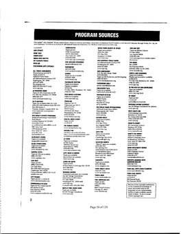 Program Sources