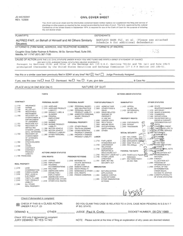 Alfred Fait, Et Al. V. Barclays Bank PLC, Et Al. Fait-Complaint for Violation