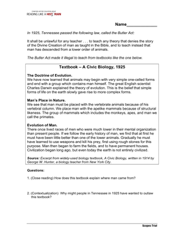 Scopes Trial Lesson Plan