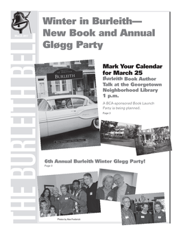 Winter in Burleith— New Book and Annual Gløgg Party