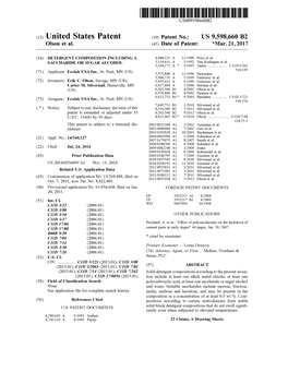 United States Patent (10) Patent No.: US 9,598,660 B2 Olson Et Al