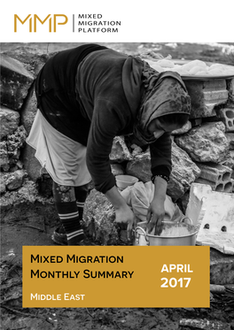 Mixed Migration Monthly Summary APRIL