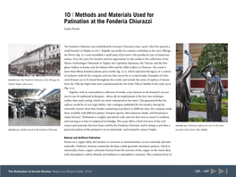 Methods and Materials Used for Patination at the Fonderia Chiurazzi Luisa Fucito