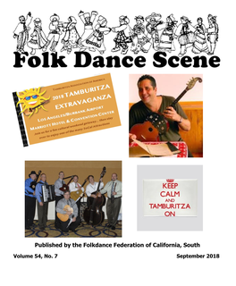 Published by the Folkdance Federation of California, South