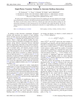 Single-Photon Transistor Mediated by Interstate Rydberg Interactions