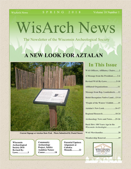 Wisarch News 18(1)