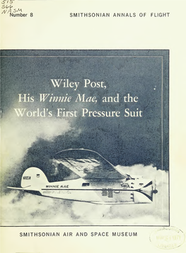 Wiley Post, His Winnie Mae, and the World's First Pressure Suit