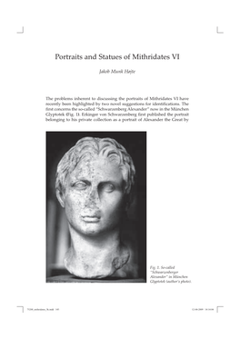 Portraits and Statues of Mithridates VI