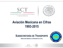 Aviación Mexicana En Cifras 1993-2015