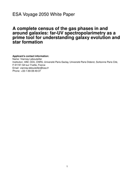 A Complete Census of the Gas Phases in and Around Galaxies: Far-UV Spectropolarimetry As a Prime Tool for Understanding Galaxy Evolution and Star Formation