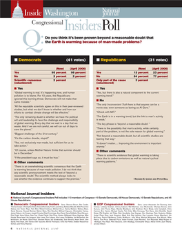 National Journal Poll