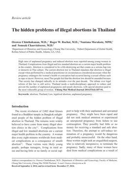 CMJ 57-21 Abortion in Thailand.Indd