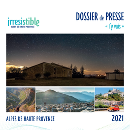 2021 DOSSIER De PRESSE