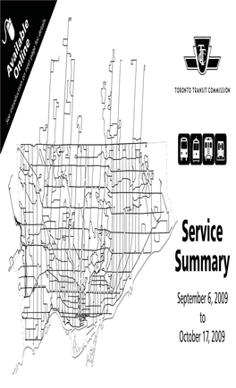 Service Summary 2009-09-06