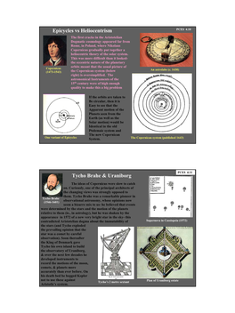 Epicycles Vs Heliocentrism Tycho Brahe & Uraniborg