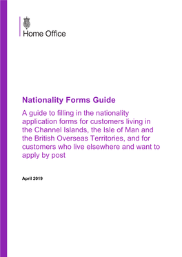 Nationality Forms Guide