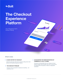 The Checkout Experience Platform