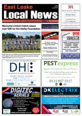 East Leake Local News This Month