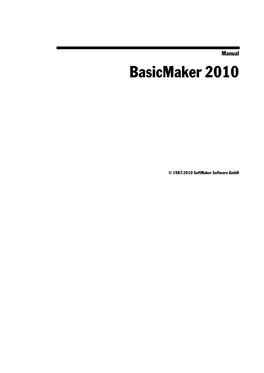 Manual Basicmaker 2010