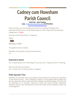 Cadney Cum Howsham Parish Council
