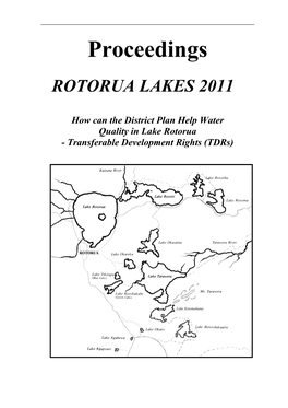 How Can the District Plan Help Water Quality in Lake Rotorua - Transferable Development Rights (Tdrs)