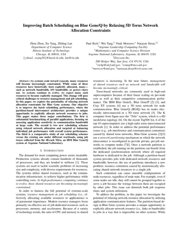 Improving Batch Scheduling on Blue Gene/Q by Relaxing 5D Torus Network Allocation Constraints