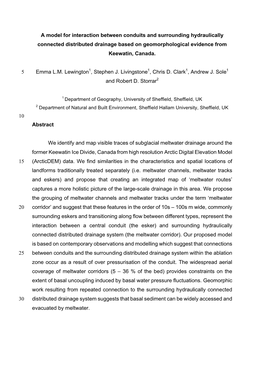 Manuscript with Contributions from All Co-Authors